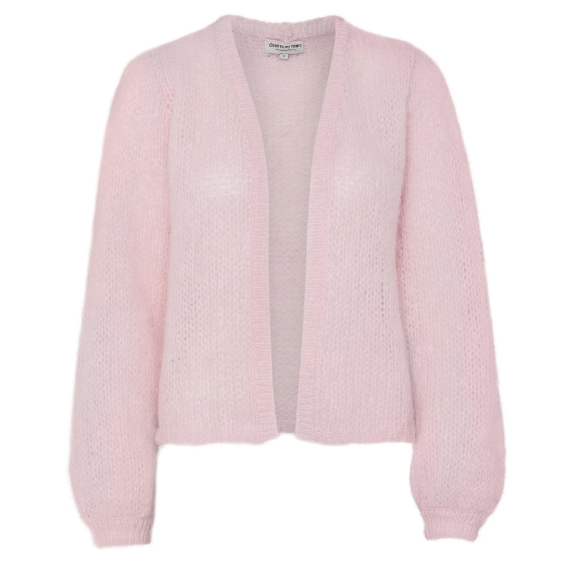 Close to my heart Aliza kid mohair cardigan Cardigan Barely Pink
