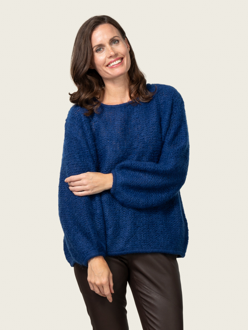 Close to my heart Anjila Sweater Sweater knitted Blue Royal