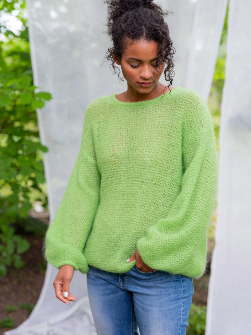 Close to my heart Anjila Sweater Sweater knitted Bud Green