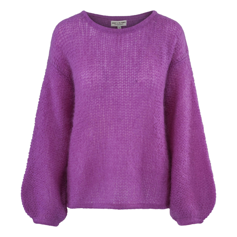 Close to my heart Anjila Sweater Sweater knitted Royal Purple