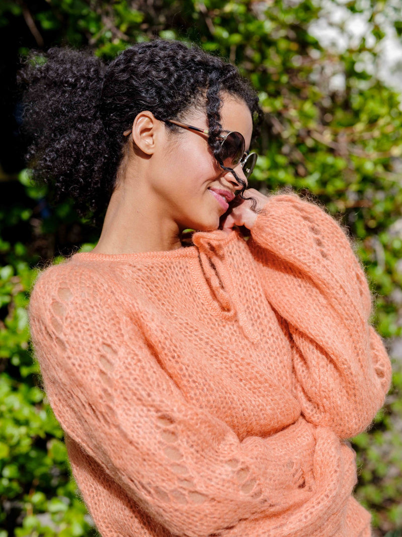 Close to my heart Astha Sweater Sweater knitted Soft Orange