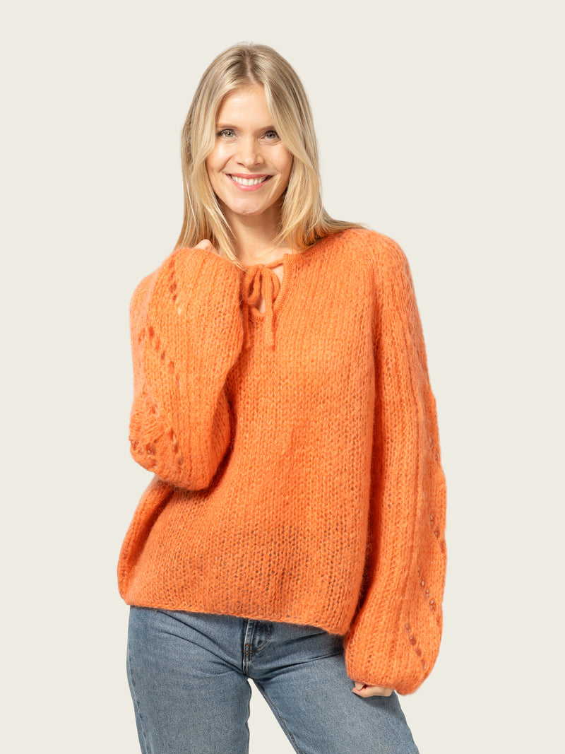 Close to my heart Astha Sweater Sweater knitted Soft Orange