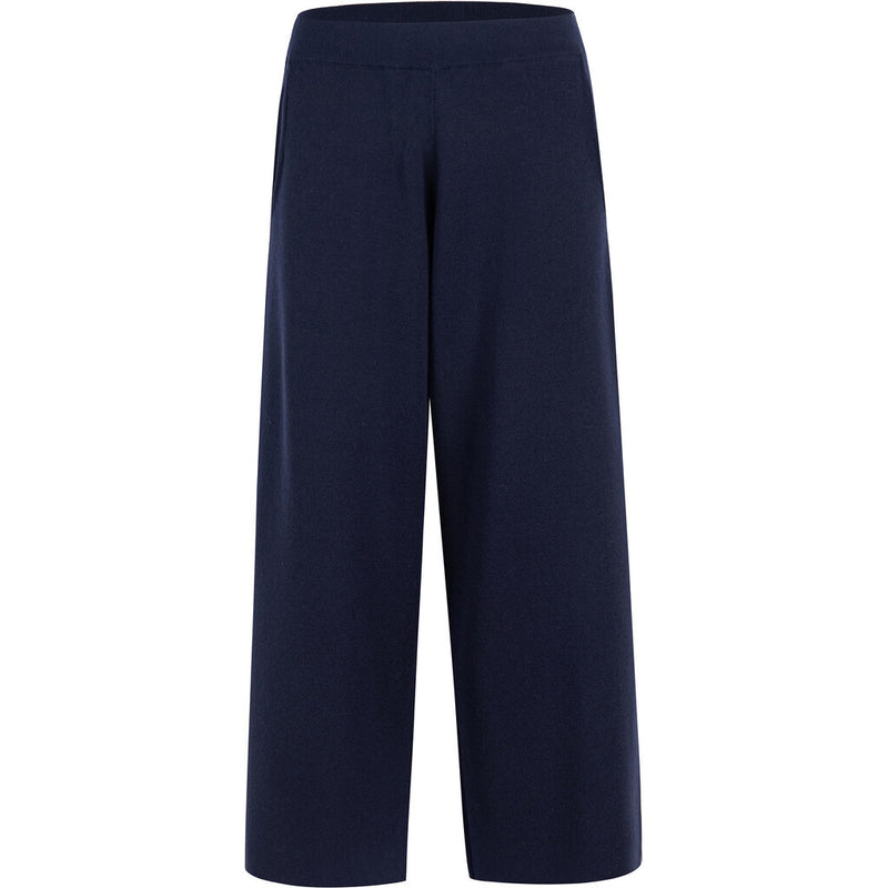 Close to my heart Berry merino culotte pants knitted pants Navy