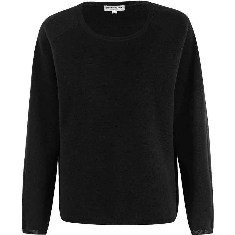 Close to my heart Beverly Merino Sweater Sweater knitted Black