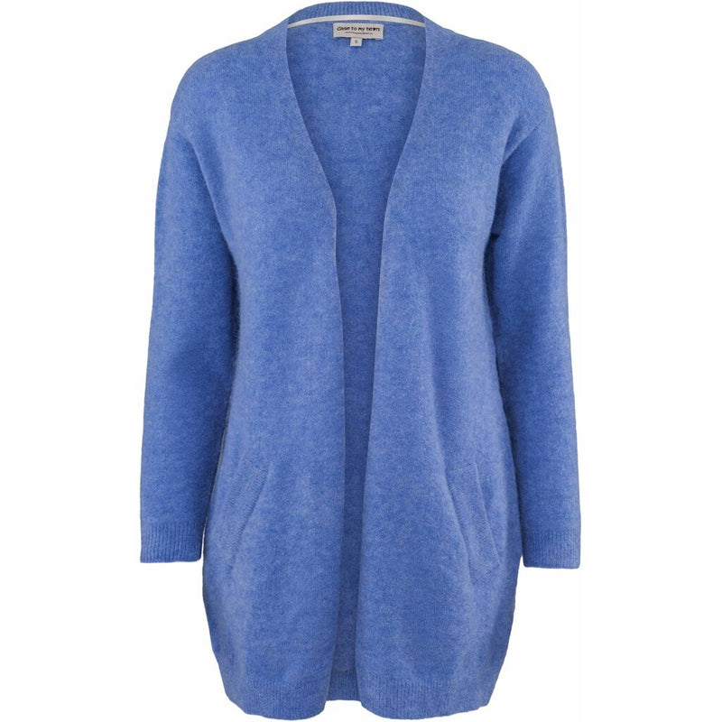 Close to my heart Clara kid mohair cardigan Cardigan Porcelain Blue