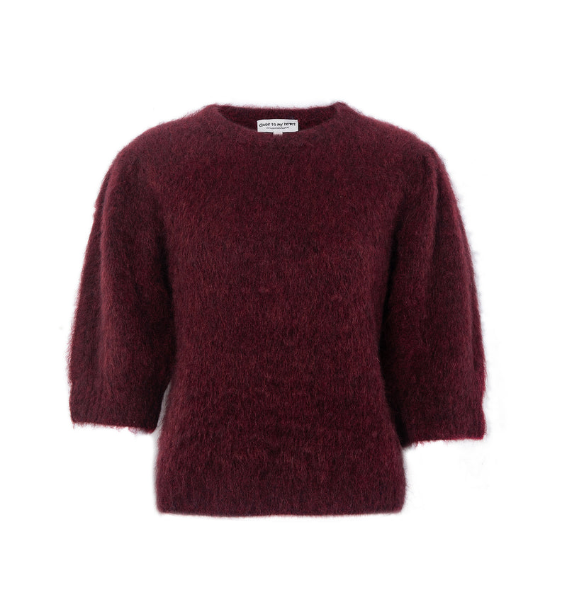 Close to my heart Gemma sweater Sweater knitted Garnet Red