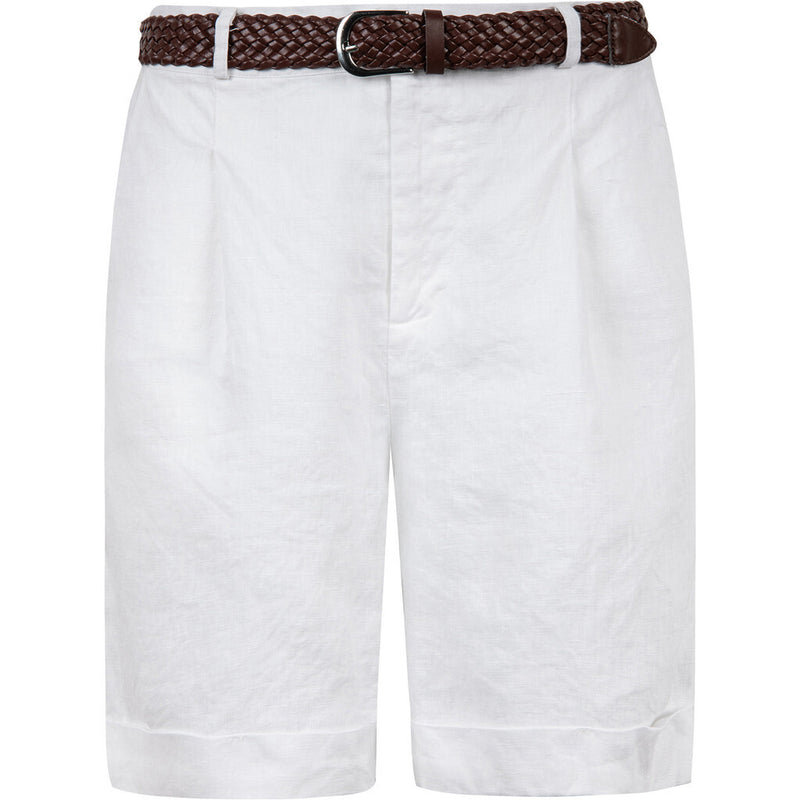 Close to my heart Lacy Linen Shorts Shorts woven White