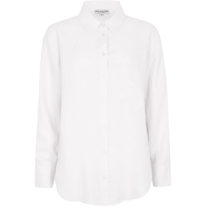 Close to my heart Lana linen shirt Shirt White