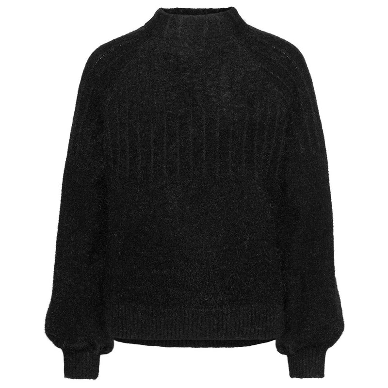 Close to my heart Lea kid mohair sweater Sweater knitted Black