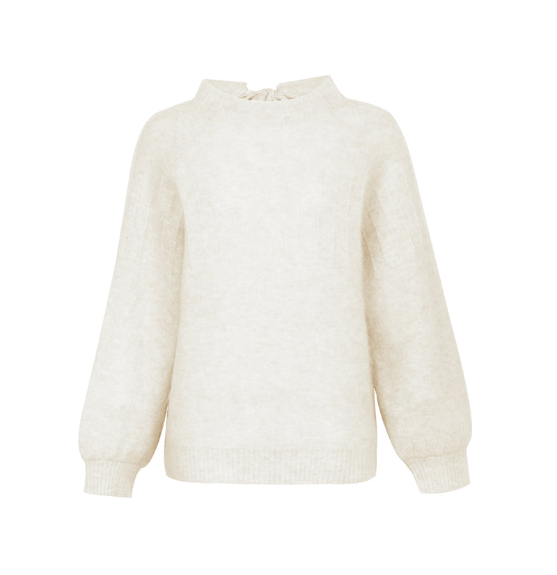 Close to my heart Lea kid mohair sweater Sweater knitted Cream