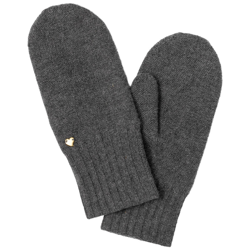 Close to my heart Lucas merino cashmere mittens Mittens Dark Grey