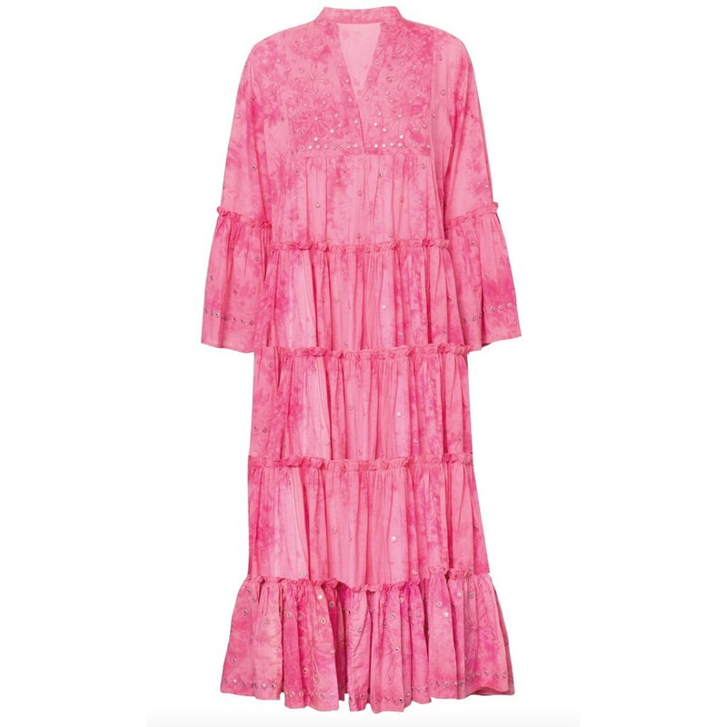 Close to my heart Zia Lovely Mirror Long Dress Dress woven Candy Pink